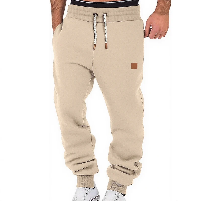 Herren Relax-Fit Fleece-Jogginghose mit Bündchen und Kordelzug Drune