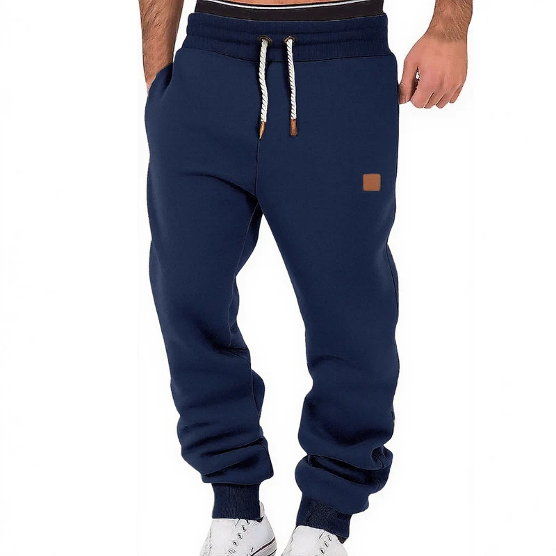 Herren Relax-Fit Fleece-Jogginghose mit Bündchen und Kordelzug Drune