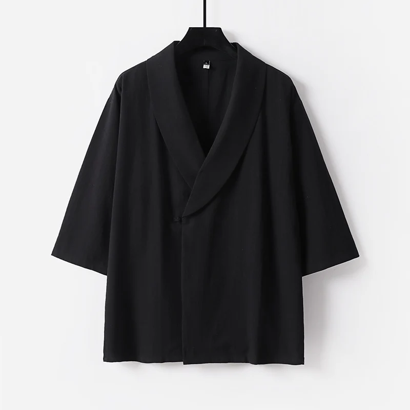 Damen Oversize Kimono-Blazer mit Schalkragen Drune