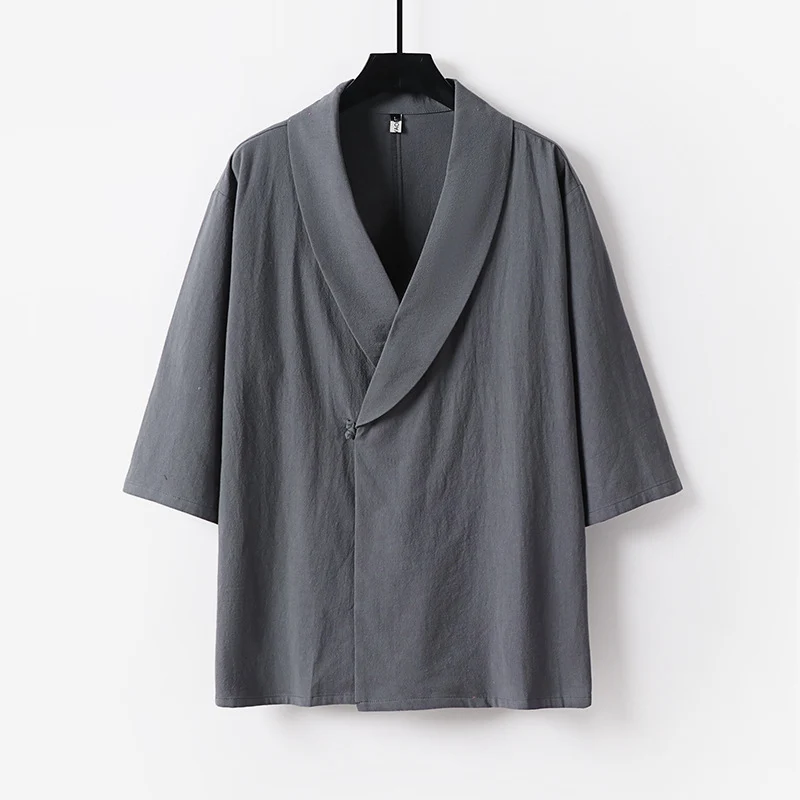 Damen Oversize Kimono-Blazer mit Schalkragen Drune