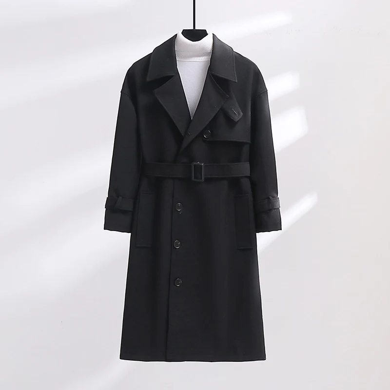 Damen Longline-Mantel mit Knebelverschluss und Raglanärmeln Drune