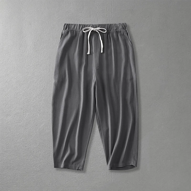 Damen Locker geschnittene Freizeit-Hose mit elastischem Bund und Tunnelzug Drune