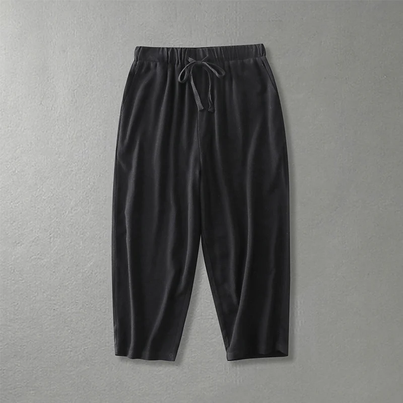 Damen Locker geschnittene Freizeit-Hose mit elastischem Bund und Tunnelzug Drune