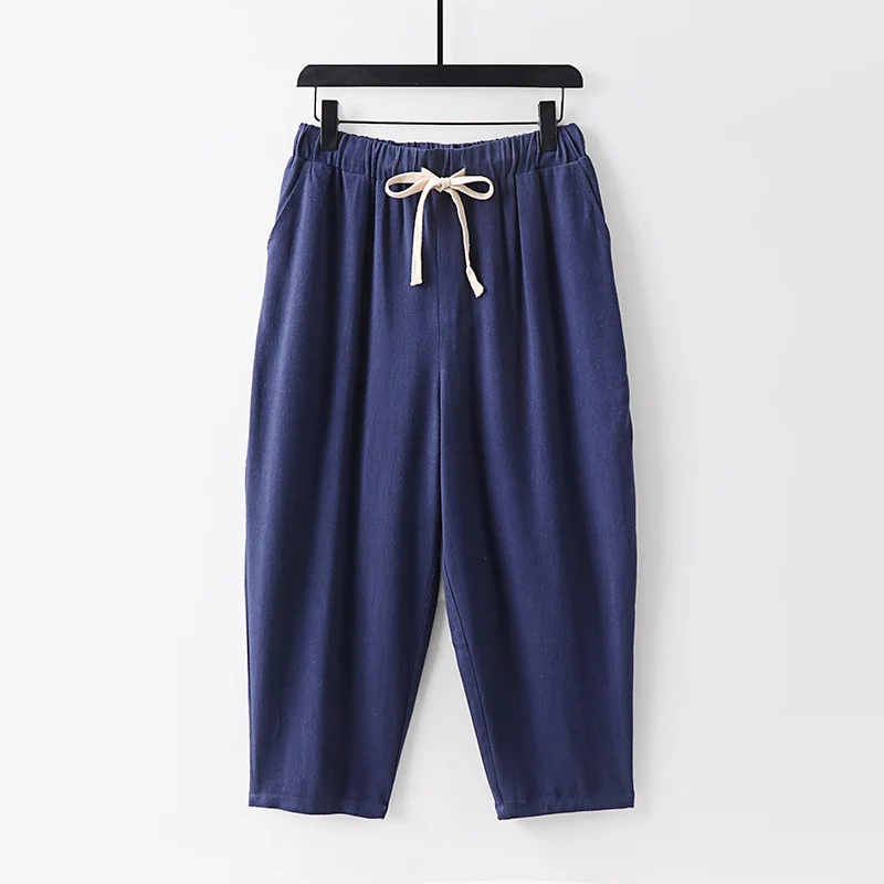 Damen Lässige Jogginghose mit Zugband und weitem Bein Drune