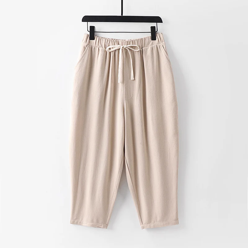 Damen Lässige Jogginghose mit Zugband und weitem Bein Drune