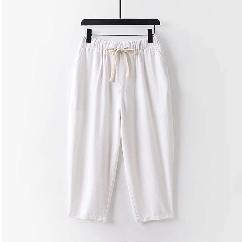 Damen Lässige Jogginghose mit Zugband und weitem Bein Drune