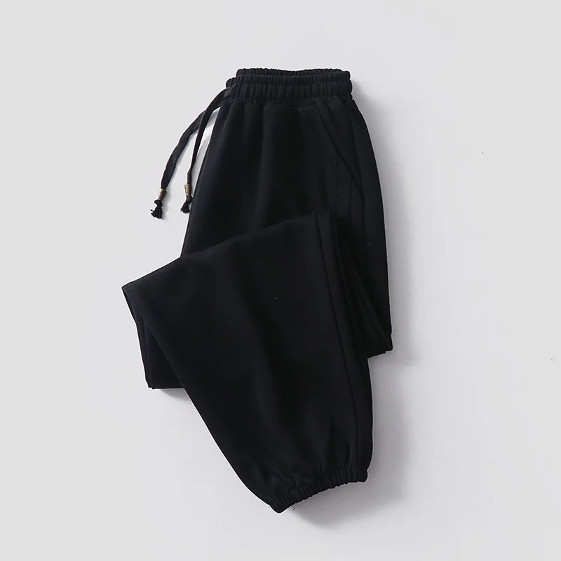 Damen Lässige Jogginghose aus weichem Baumwoll-Mix mit Tunnelzug und elastischen Knöchelbündchen Drune