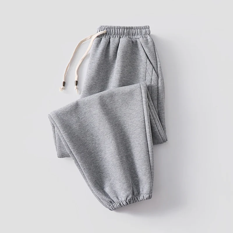 Damen Lässige Jogginghose aus weichem Baumwoll-Mix mit Tunnelzug und elastischen Knöchelbündchen Drune