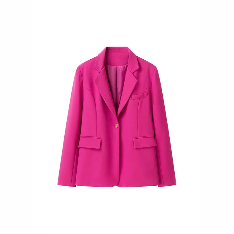Damen Bouclé-Zweiteiler mit tailliertem Longblazer, Korsagen-Croptop und hochgeschnittener Shorts Drune