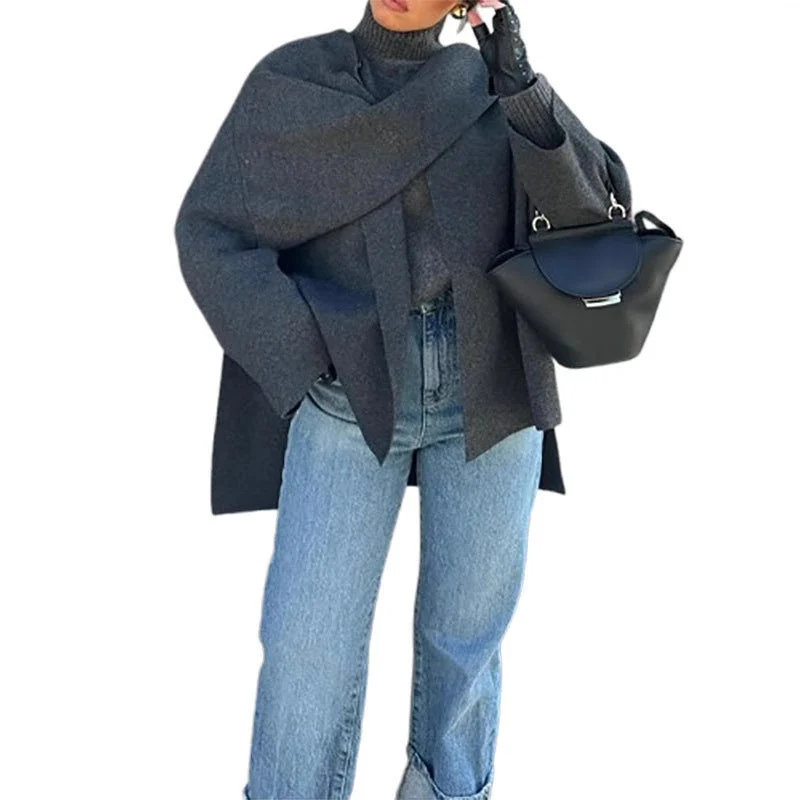 Damen Oversize Wolljacke Drune