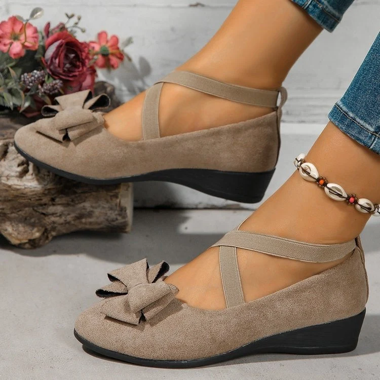 Damen modische und komfortable Ballerinas mit Glitzerelementen Drune