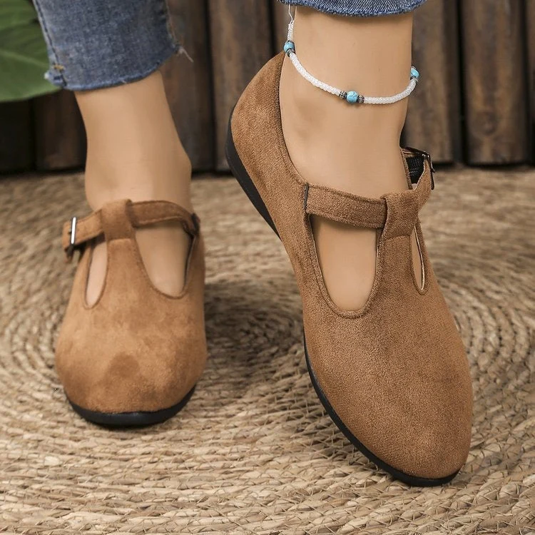 Damen modische und komfortable Ballerinas mit Glitzerelementen Drune