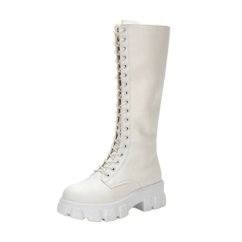 Drune | kniehohe Stiefel mit Absatz für Frauen perfekt für lässige Tage