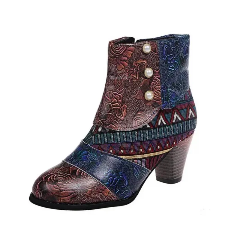 Drune | High-heel Stiefeletten Für Damen - Mit Reißverschluss