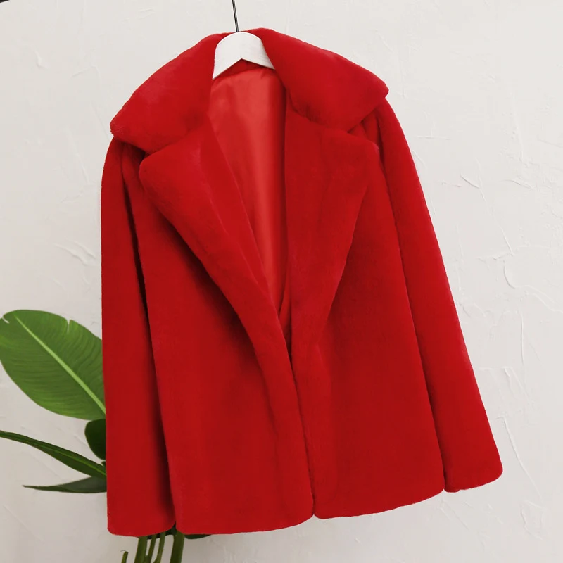 Damen Flauscher Mantel Drune