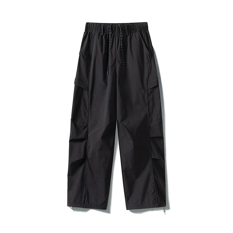 Herren Tech-Cargo-Hose aus wind- und wasserabweisendem Nylon mit elastischem Bund & Multifunktionstaschen Drune