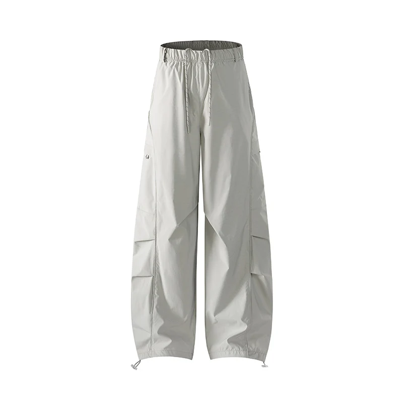 Herren Tech-Cargo-Hose aus wind- und wasserabweisendem Nylon mit elastischem Bund & Multifunktionstaschen Drune