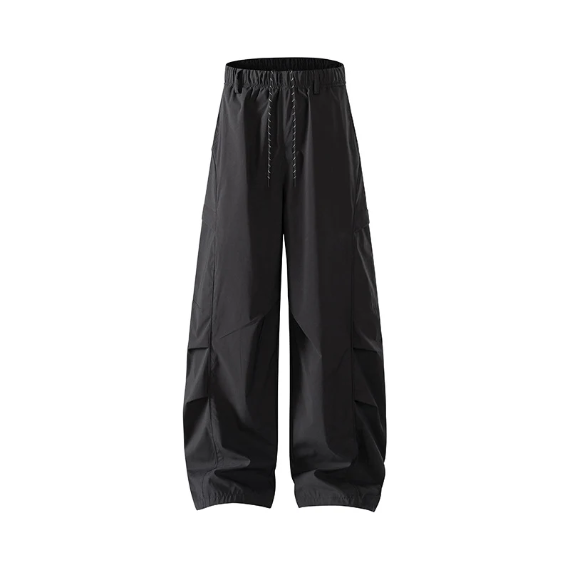 Herren Tech-Cargo-Hose aus wind- und wasserabweisendem Nylon mit elastischem Bund & Multifunktionstaschen Drune