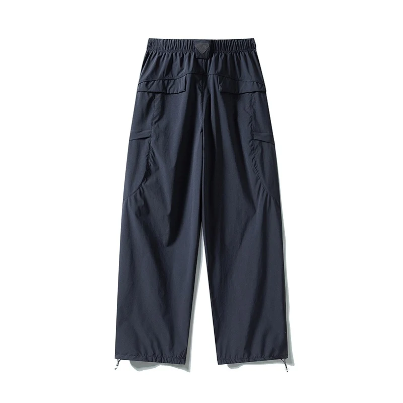 Herren Tech-Cargo-Hose aus wind- und wasserabweisendem Nylon mit elastischem Bund & Multifunktionstaschen Drune