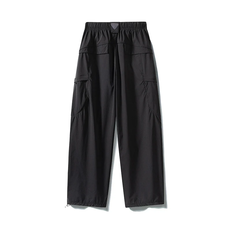 Herren Tech-Cargo-Hose aus wind- und wasserabweisendem Nylon mit elastischem Bund & Multifunktionstaschen Drune