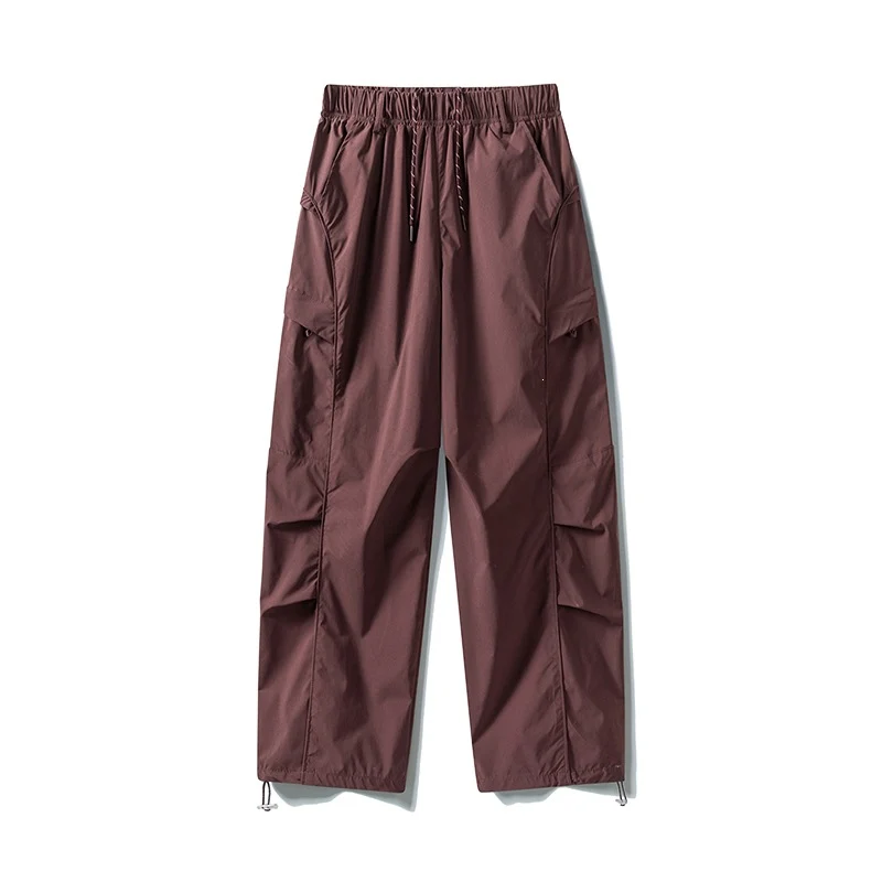 Herren Tech-Cargo-Hose aus wind- und wasserabweisendem Nylon mit elastischem Bund & Multifunktionstaschen Drune