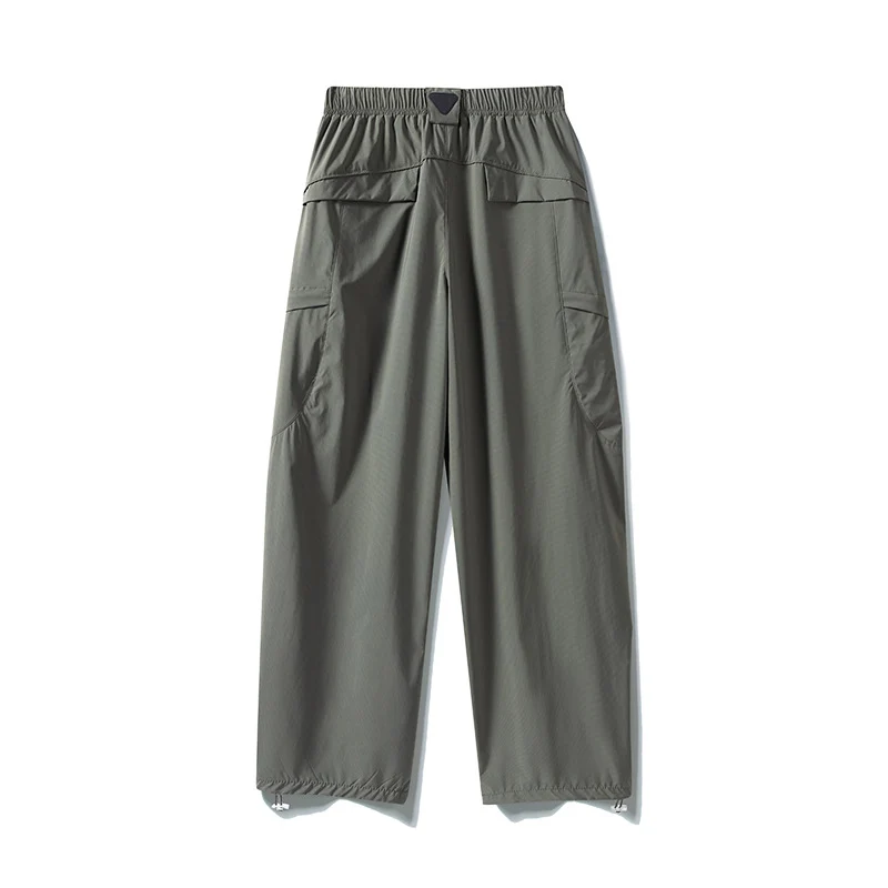 Herren Tech-Cargo-Hose aus wind- und wasserabweisendem Nylon mit elastischem Bund & Multifunktionstaschen Drune