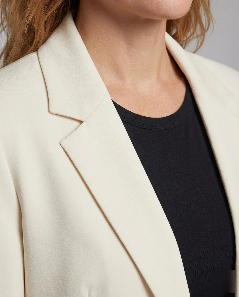 Damen Oversize-Longblazer Manschettenknöpfe