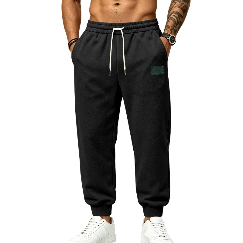 Herren Athletische Relax-Jogginghose aus weichem French Terry mit elastischem Bund Drune