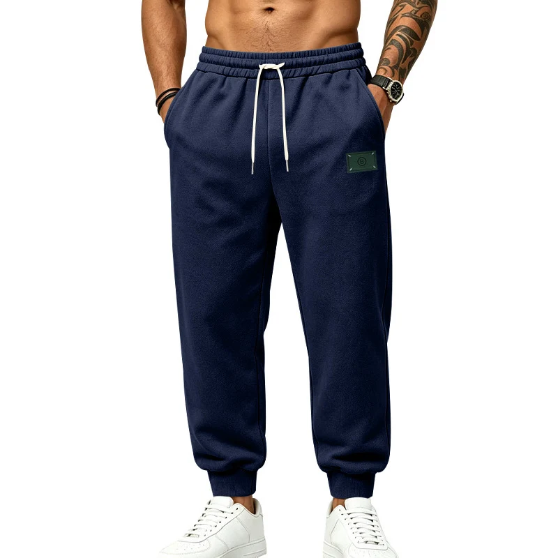 Herren Athletische Relax-Jogginghose aus weichem French Terry mit elastischem Bund Drune