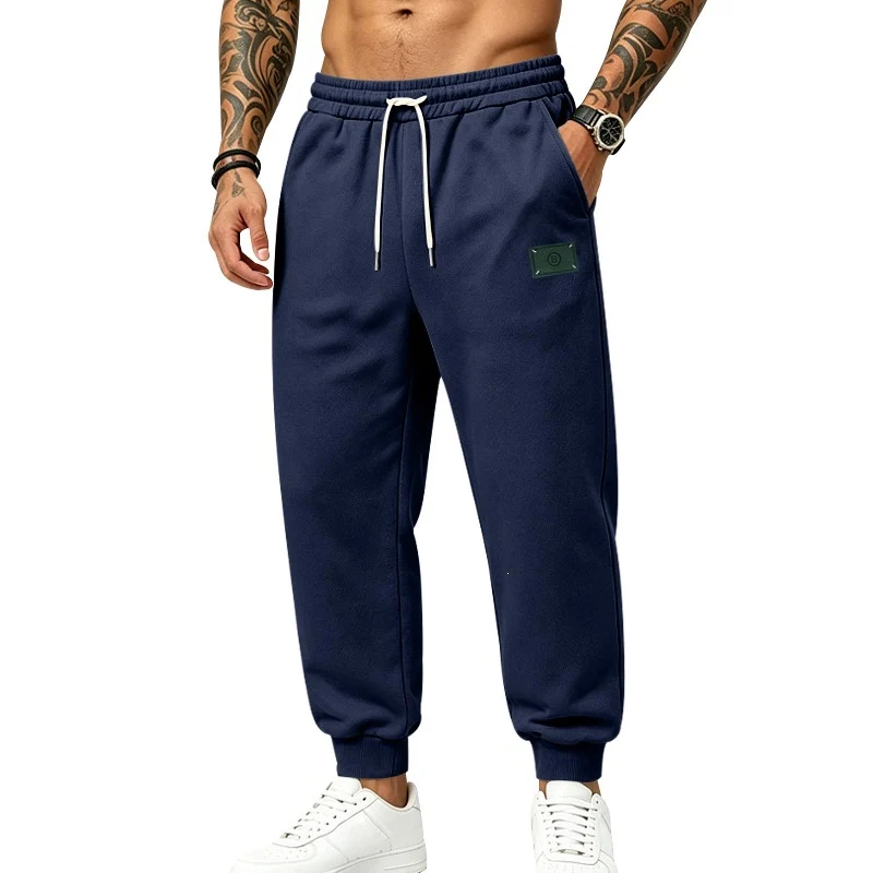 Herren Athletische Relax-Jogginghose aus weichem French Terry mit elastischem Bund Drune