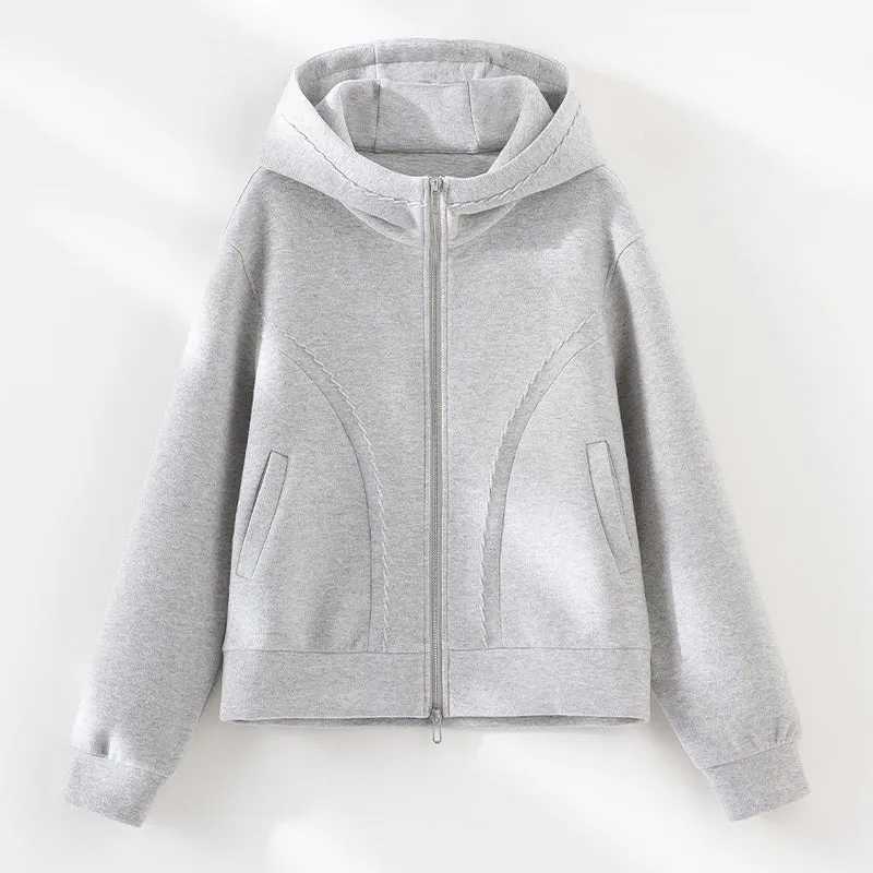 Damen Weiche High‑Waist Jogginghose aus Teddyfleece mit weitem Bein und Kordelzug Drune