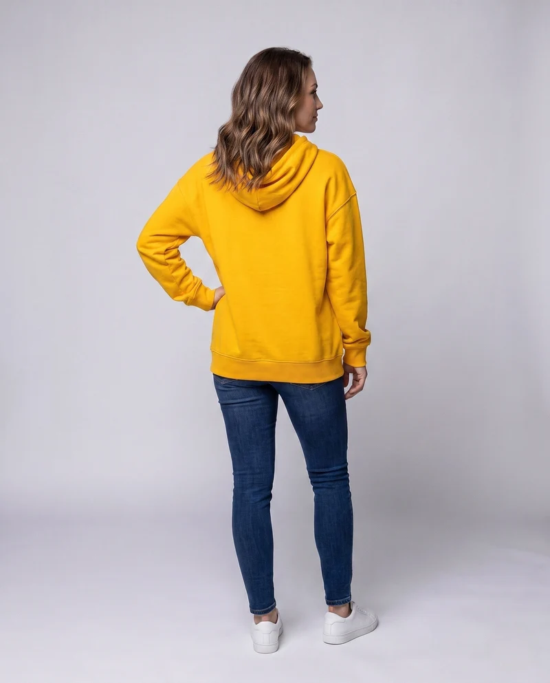 Damen Oversize Hoodie in Relaxed Fit mit Kängurutasche Drune