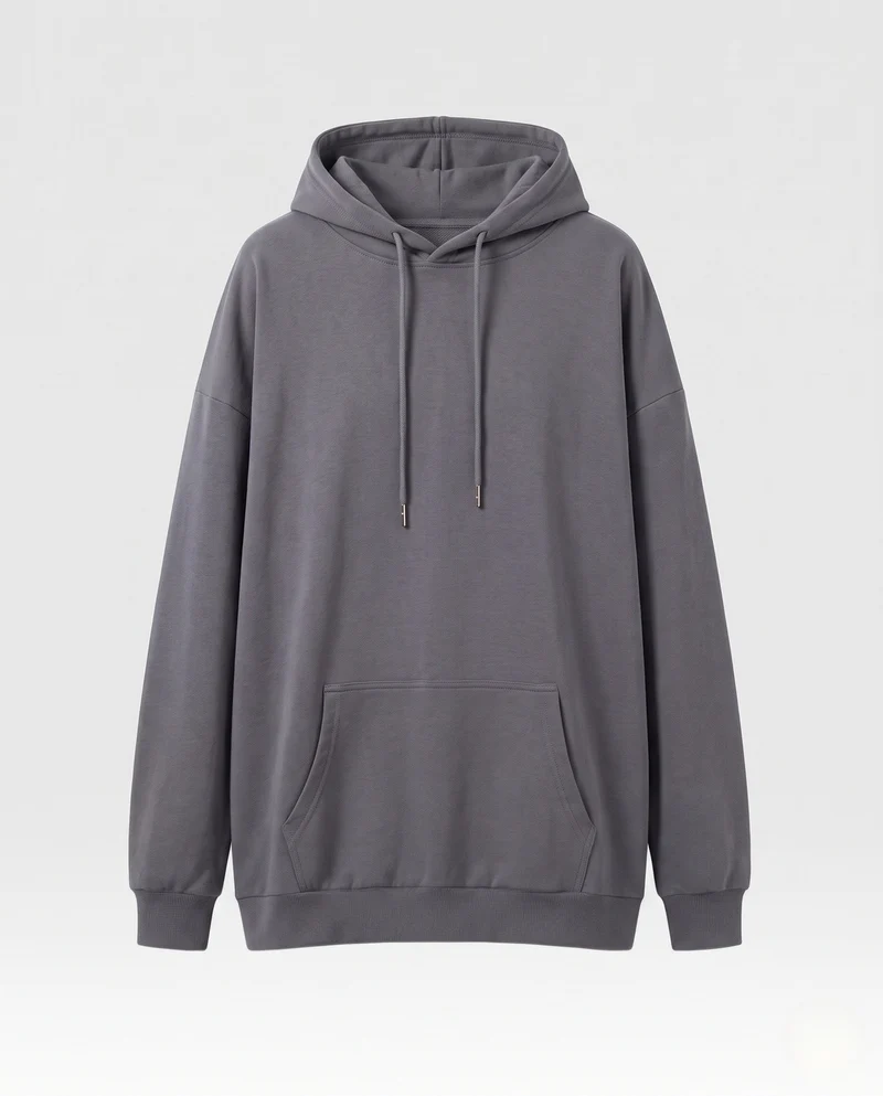 Damen Oversize Hoodie in Relaxed Fit mit Kängurutasche Drune