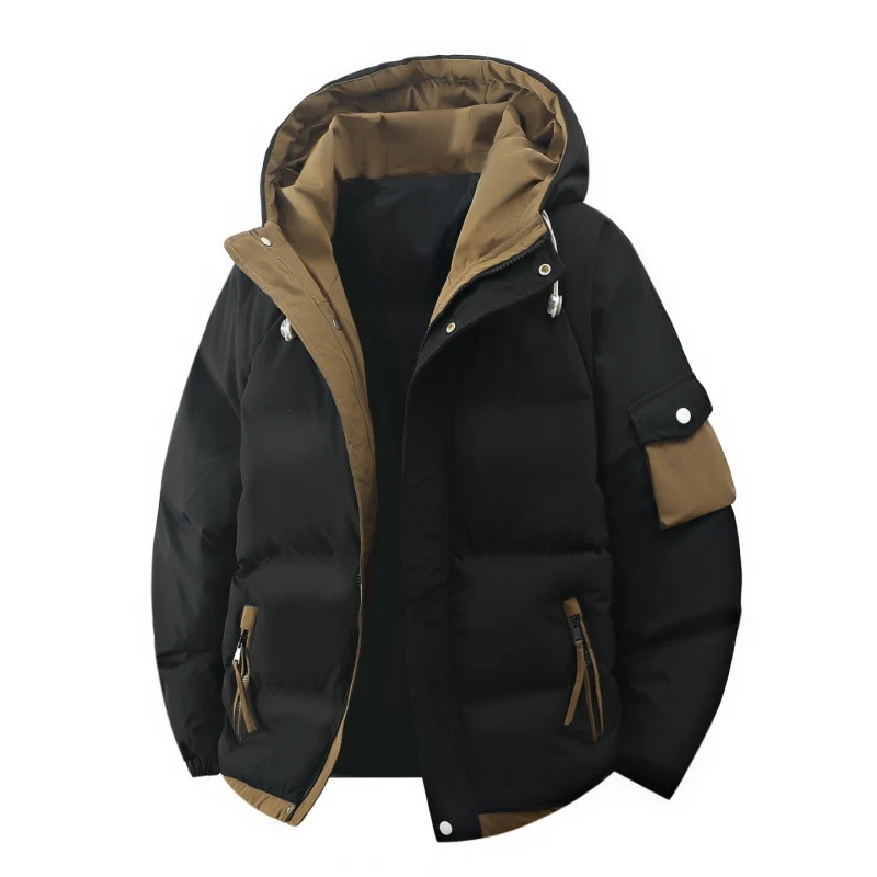 Damen Modische Steppjacke mit Kapuze