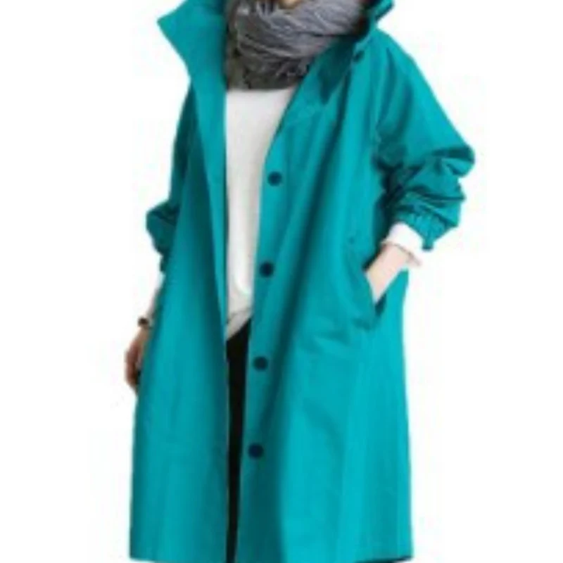Drune | Isabelle Langer Damen-Trenchcoat mit Kapuze