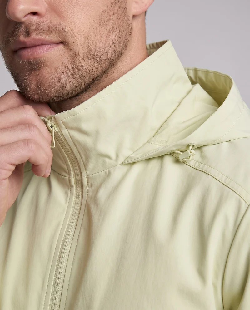 Herren nan leichte wasserabweisende Softshelljacke mit Kapuze und Reißverschluss Drune