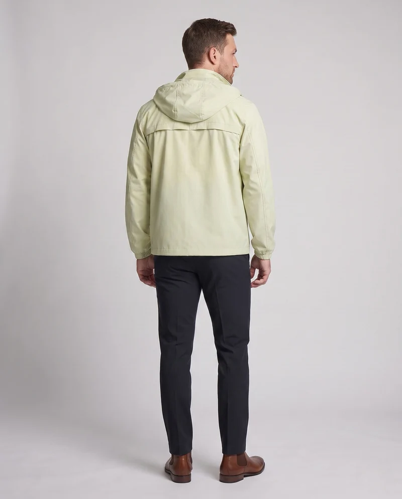 Herren nan leichte wasserabweisende Softshelljacke mit Kapuze und Reißverschluss Drune