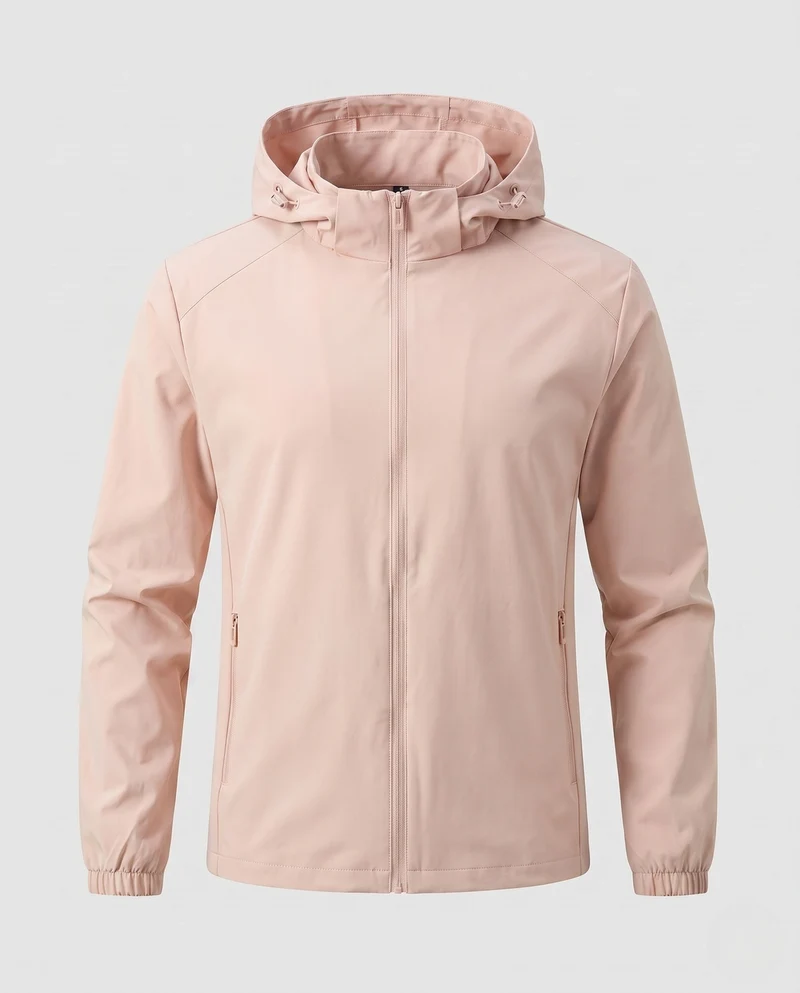 Herren nan leichte wasserabweisende Softshelljacke mit Kapuze und Reißverschluss Drune