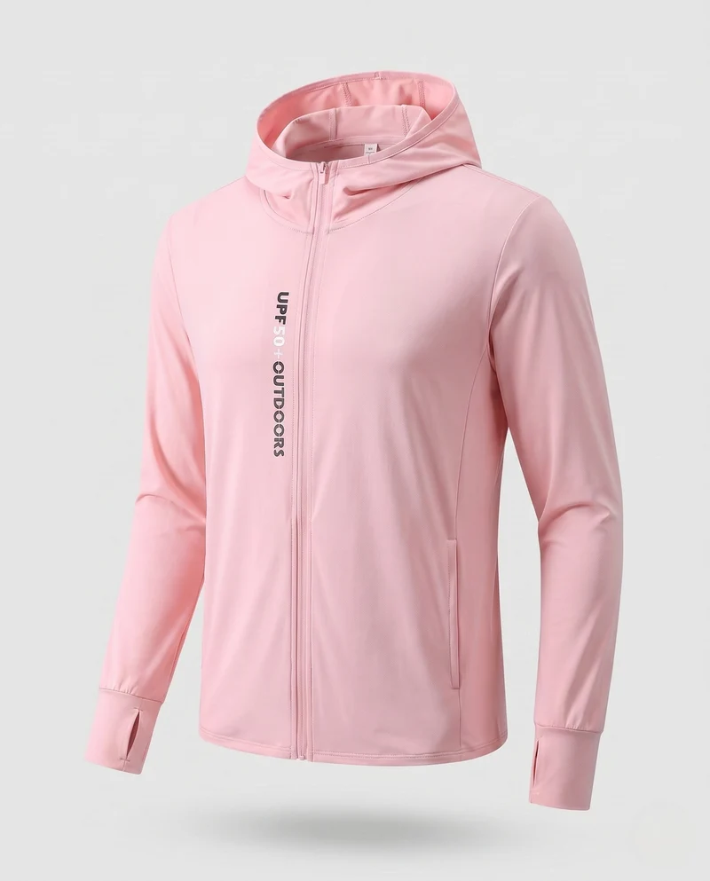 Herren atmungsaktive UV-Schutzjacke mit Kapuze Drune