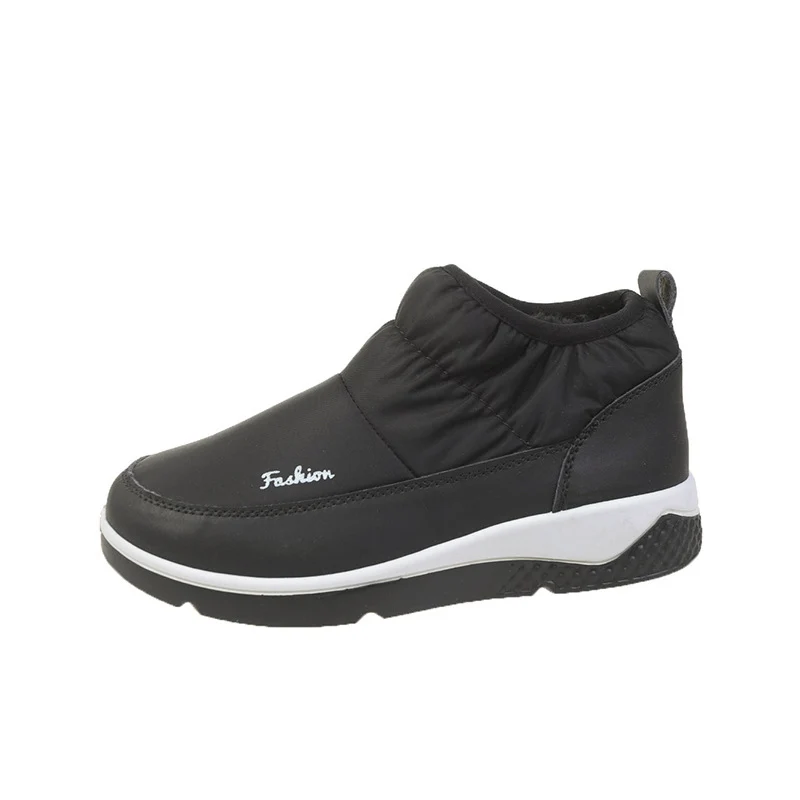 Damen Wattierte Slip-On Sneakers mit glänzendem Lackfinish und keilförmiger Komfortsohle Drune