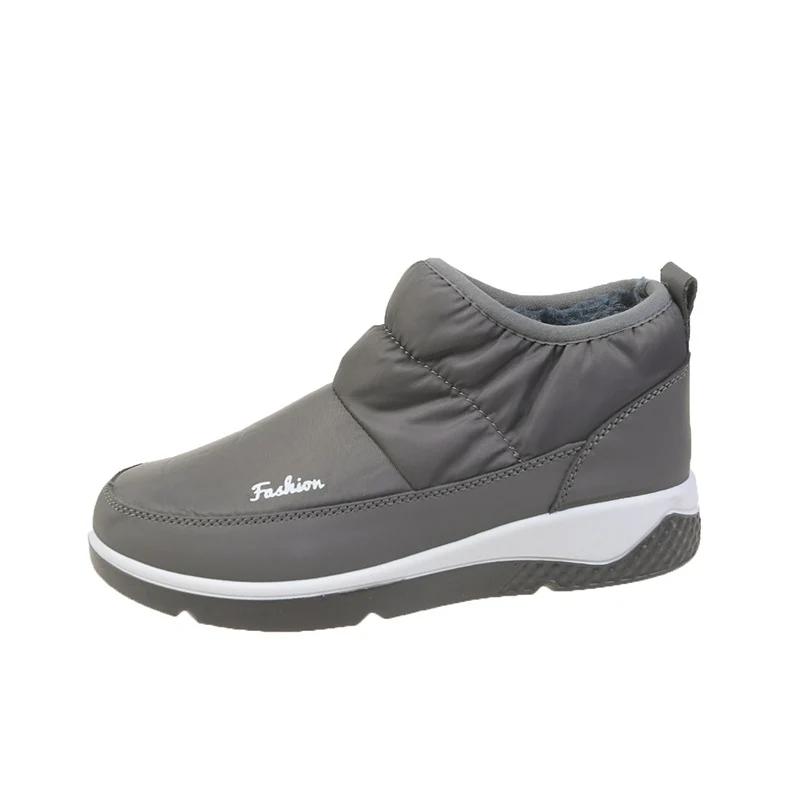 Damen Wattierte Slip-On Sneakers mit glänzendem Lackfinish und keilförmiger Komfortsohle Drune
