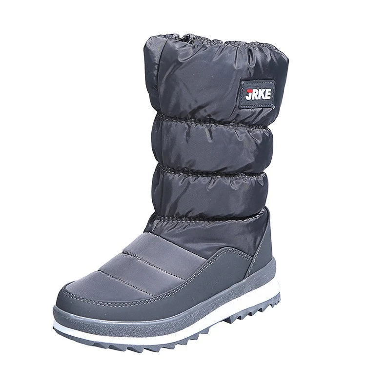 Damen Thermo-Winterstiefel mit wattiertem Schaft, seitlichem Reißverschluss und rutschfester Profilsohle Drune