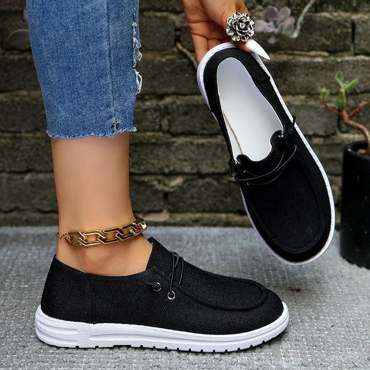 Damen Slip-On Sneaker im Mokassin-Stil mit elastischem Einstieg und profilierter Komfortsohle Drune