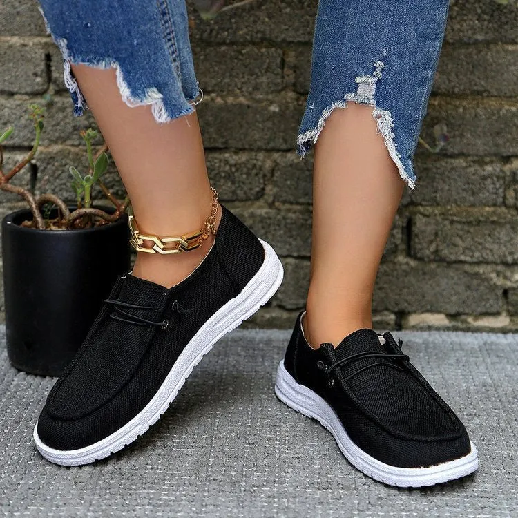 Damen Slip-On Sneaker im Mokassin-Stil mit elastischem Einstieg und profilierter Komfortsohle Drune