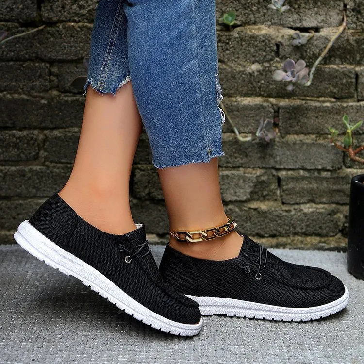 Damen Slip-On Sneaker im Mokassin-Stil mit elastischem Einstieg und profilierter Komfortsohle Drune