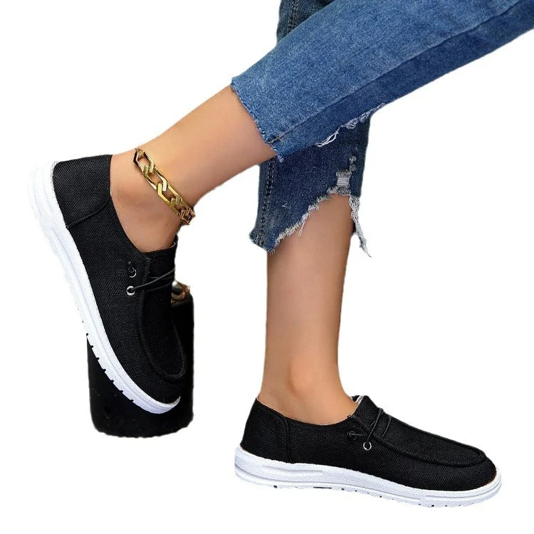 Damen Slip-On Sneaker im Mokassin-Stil mit elastischem Einstieg und profilierter Komfortsohle Drune