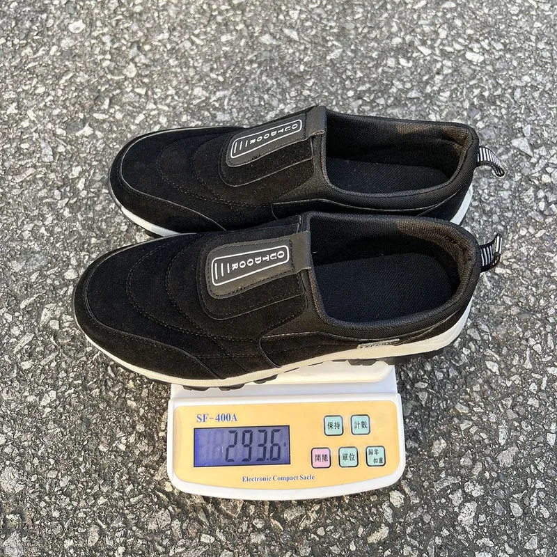Damen Outdoor-Slip-On-Sneaker mit robustem Lug-Profil und Velours‑Optik Drune