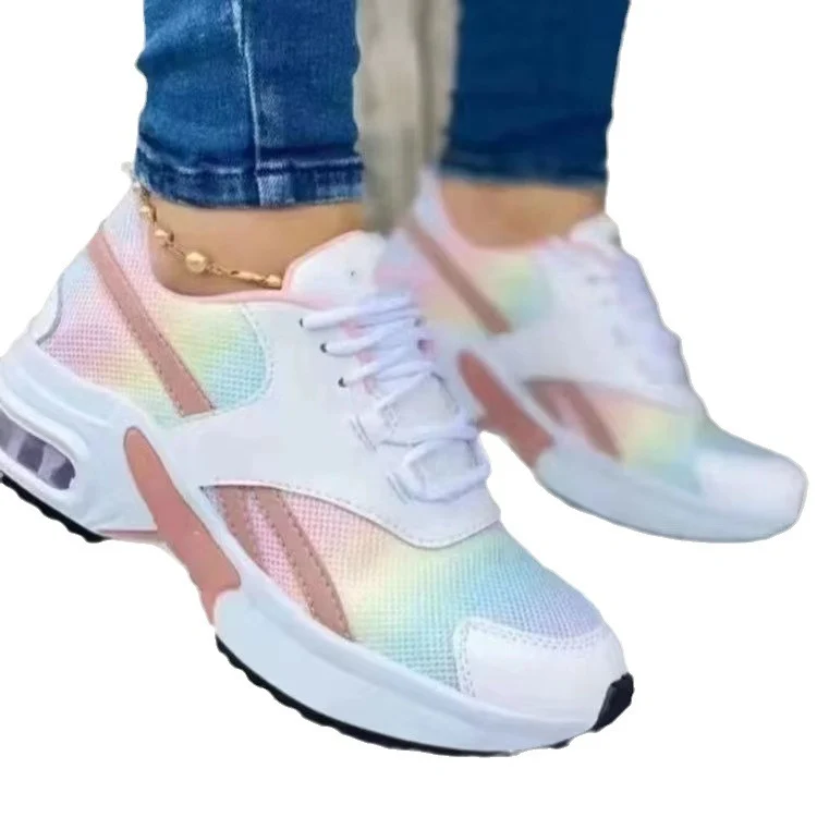 Damen Luftiger Mesh‑Plateau Sneaker mit sichtbarer Luftkammer Drune