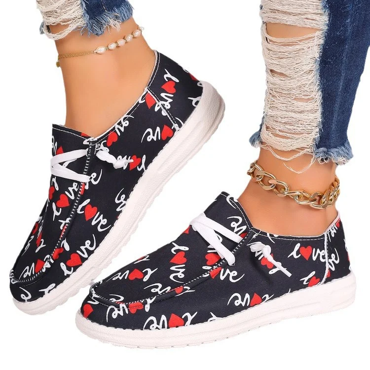 Damen Low‑Top Sneakers im Animal‑Mix mit Schnürung und gepolstertem Komfortfußbett Drune