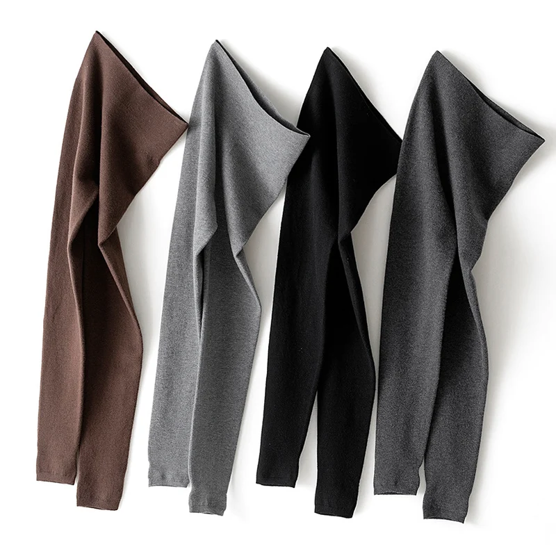 Damen Figurformende Hochtaillen Strickleggings mit Thermofinish Drune